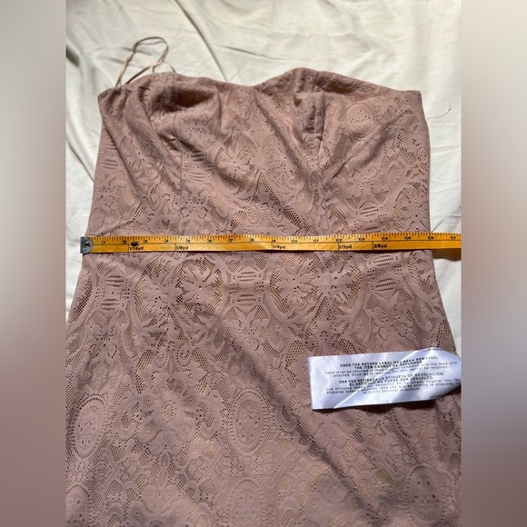 NWOT Dress The Polulation Leanne Lace Mini Dress in Blush-Tagged XL fits like M - Picture 12 of 14